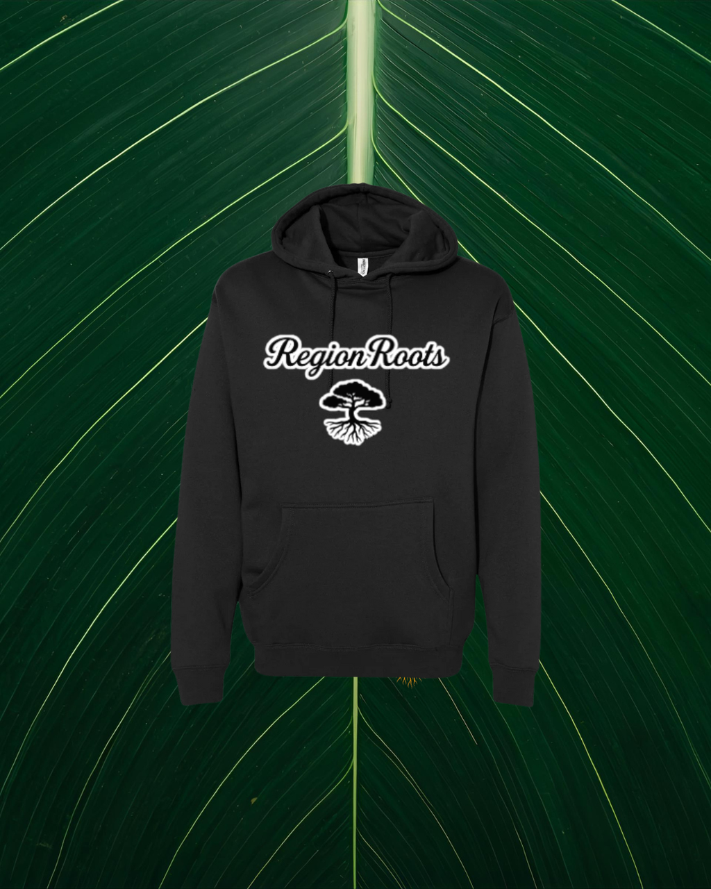 "Region Roots" Black Hoodie