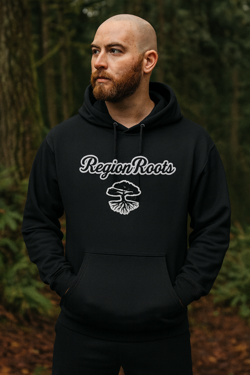"Region Roots" Black Hoodie