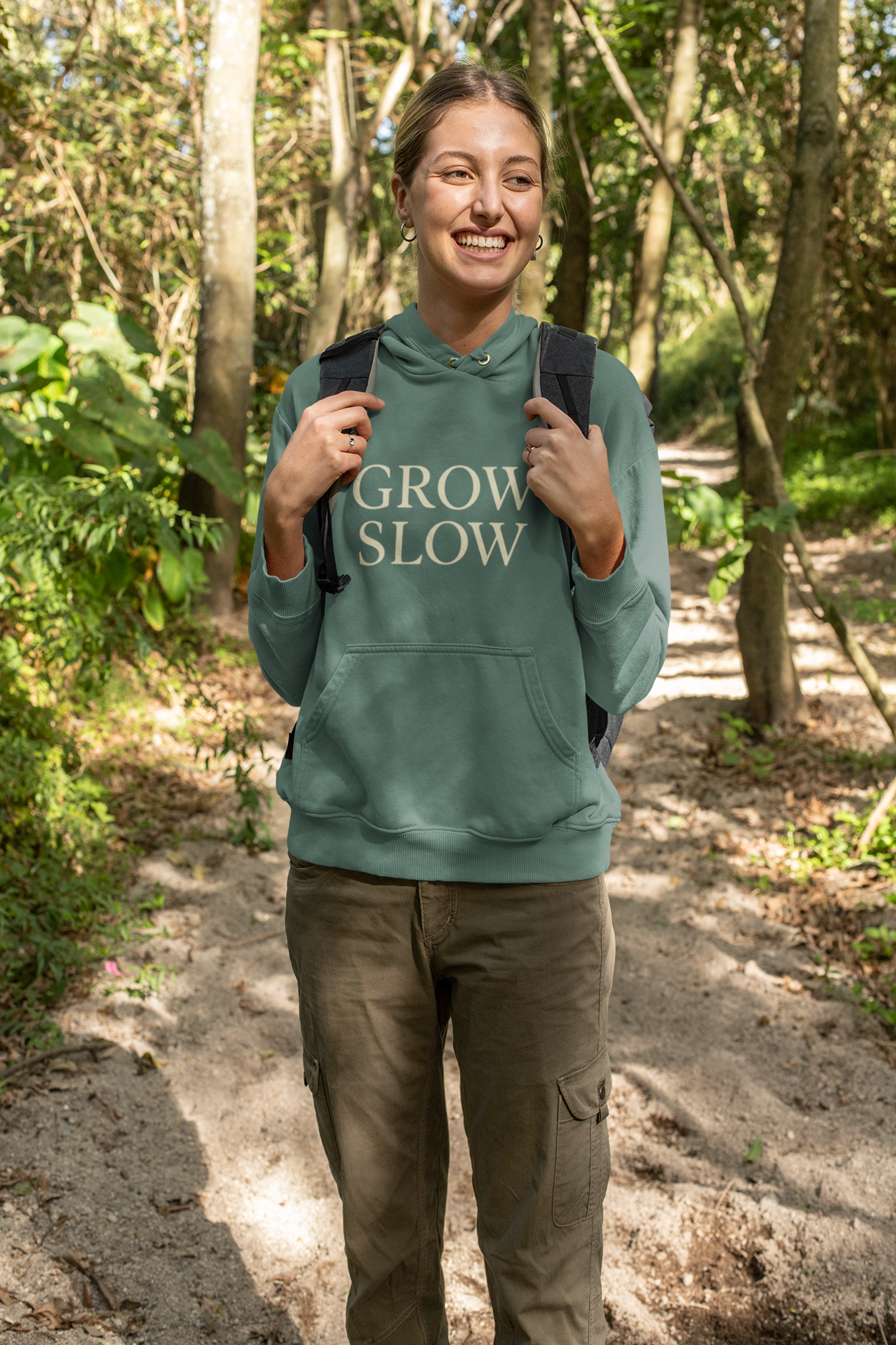 Grow Slow Pigment-Dyed Hoodie