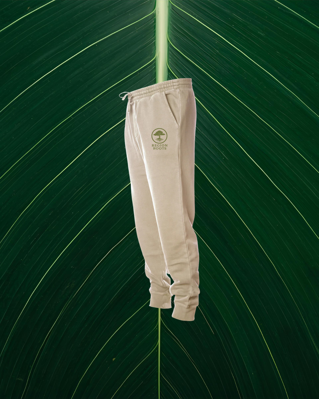 “From Soil to Soul” Sandstone Pigment-Dyed Joggers