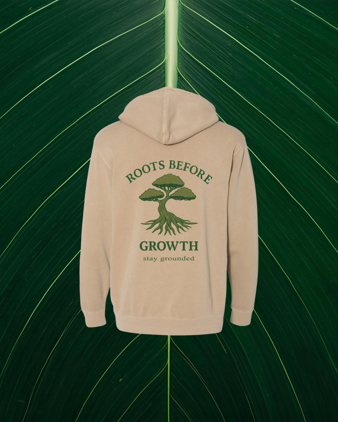 Stay Grounded Pigment-Dyed Hoodie