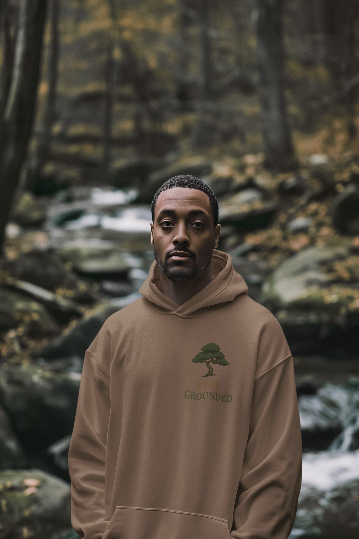 Stay Grounded Pigment-Dyed Hoodie