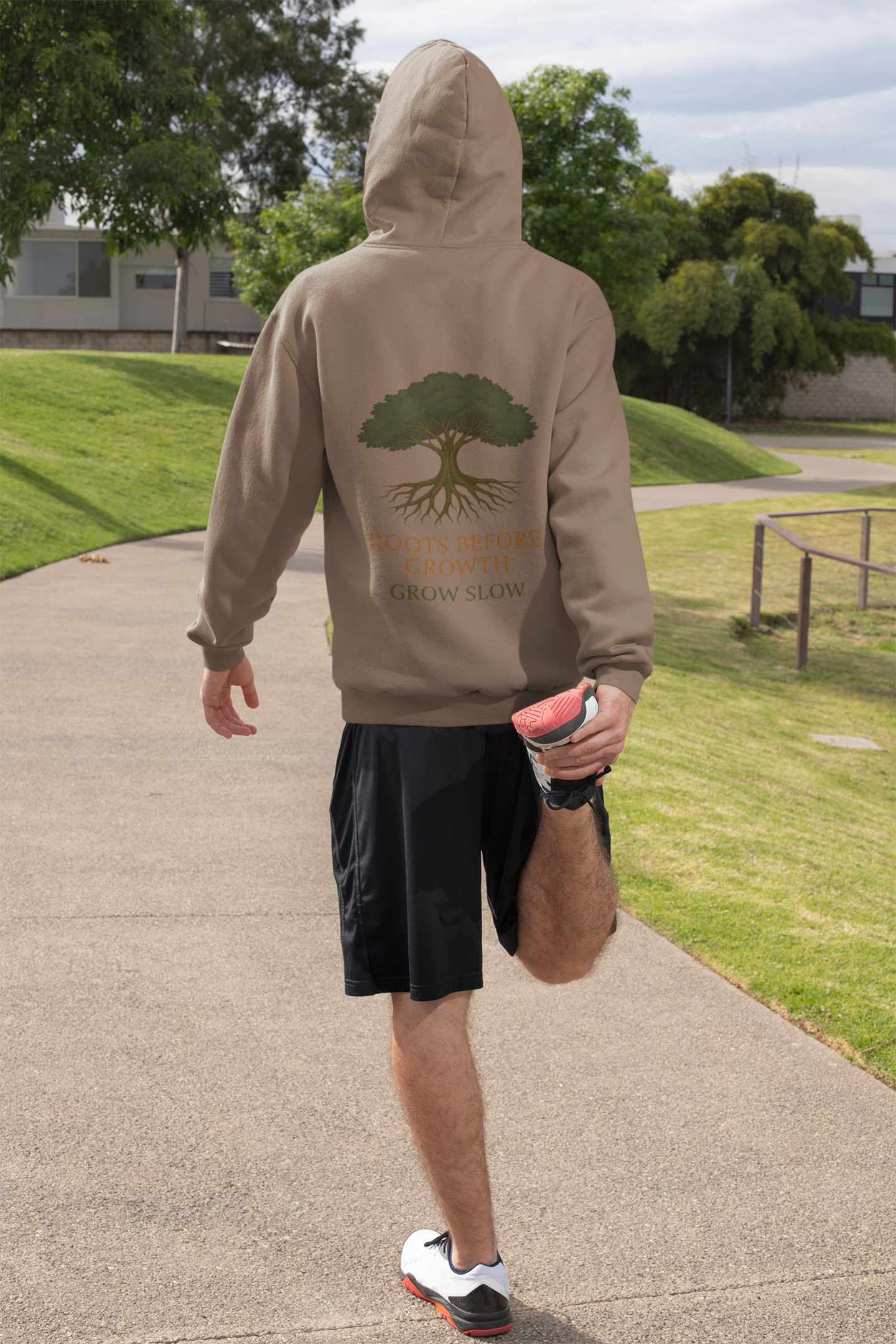Stay Grounded Pigment-Dyed Hoodie