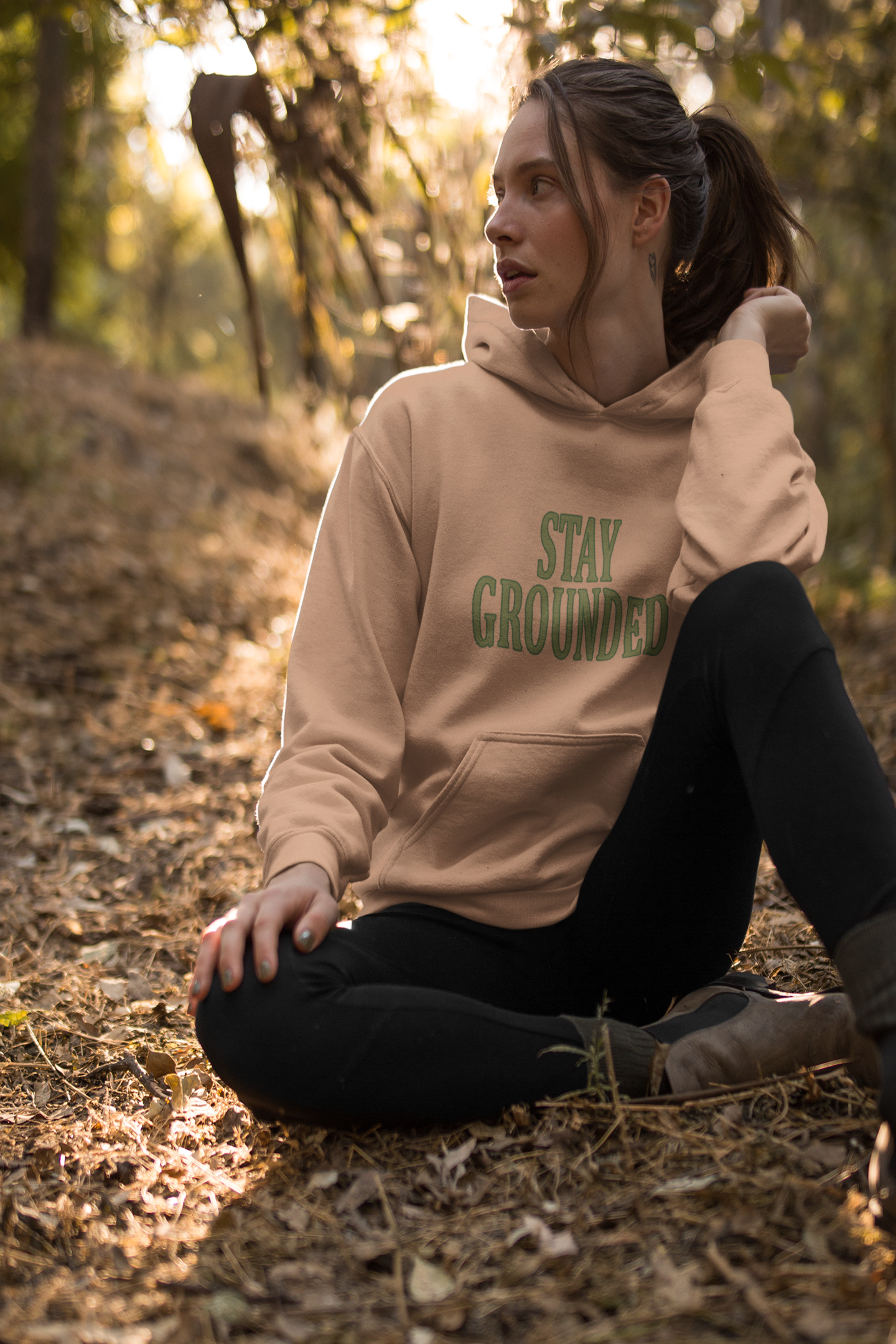 Stay Grounded Heavyweight Hoodie