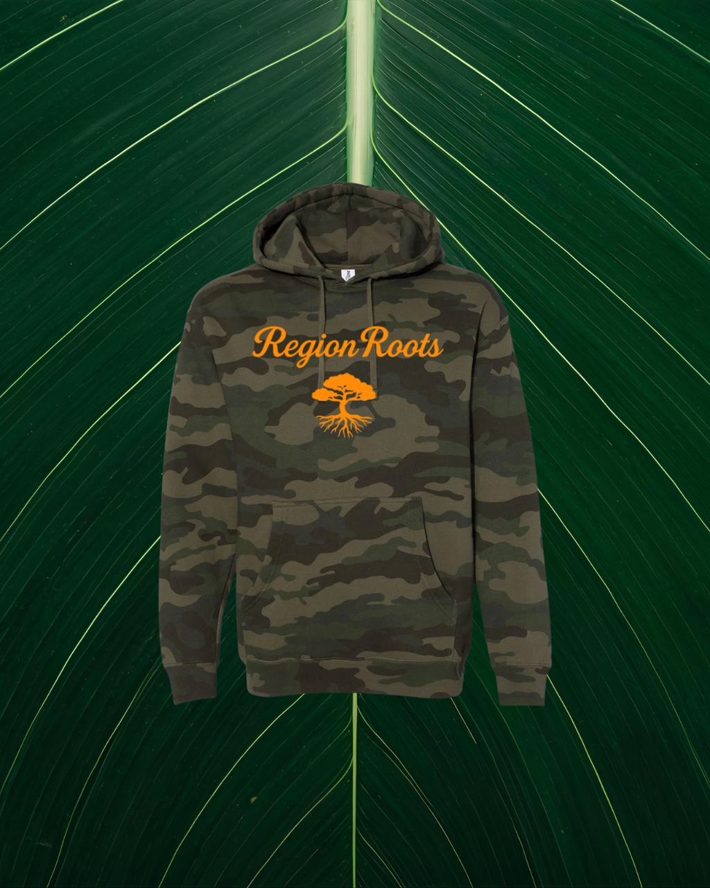 "Region Roots" Forest Camo Hoodie