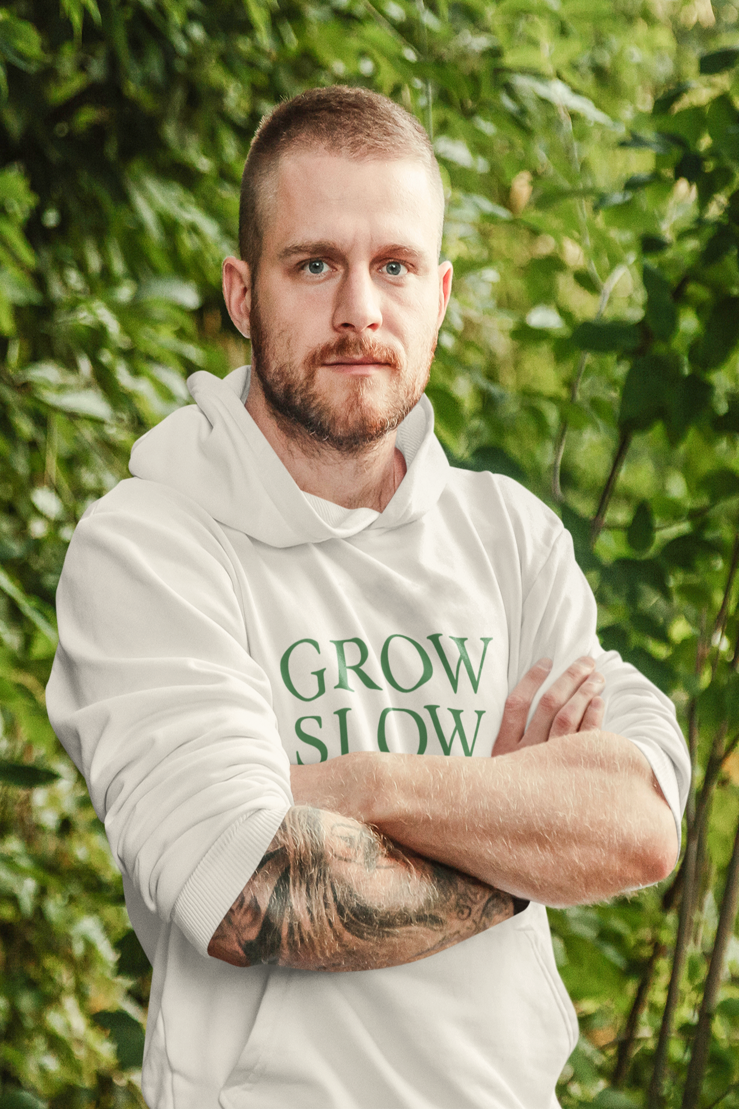 Grow Slow Pigment-Dyed Hoodie
